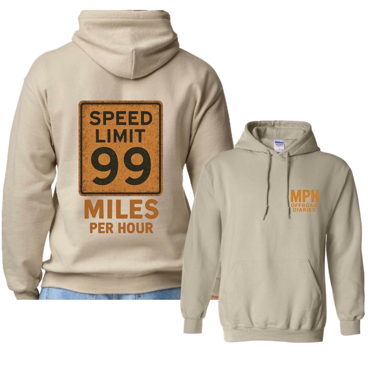 Miles Per Hour Hoodie NEW!