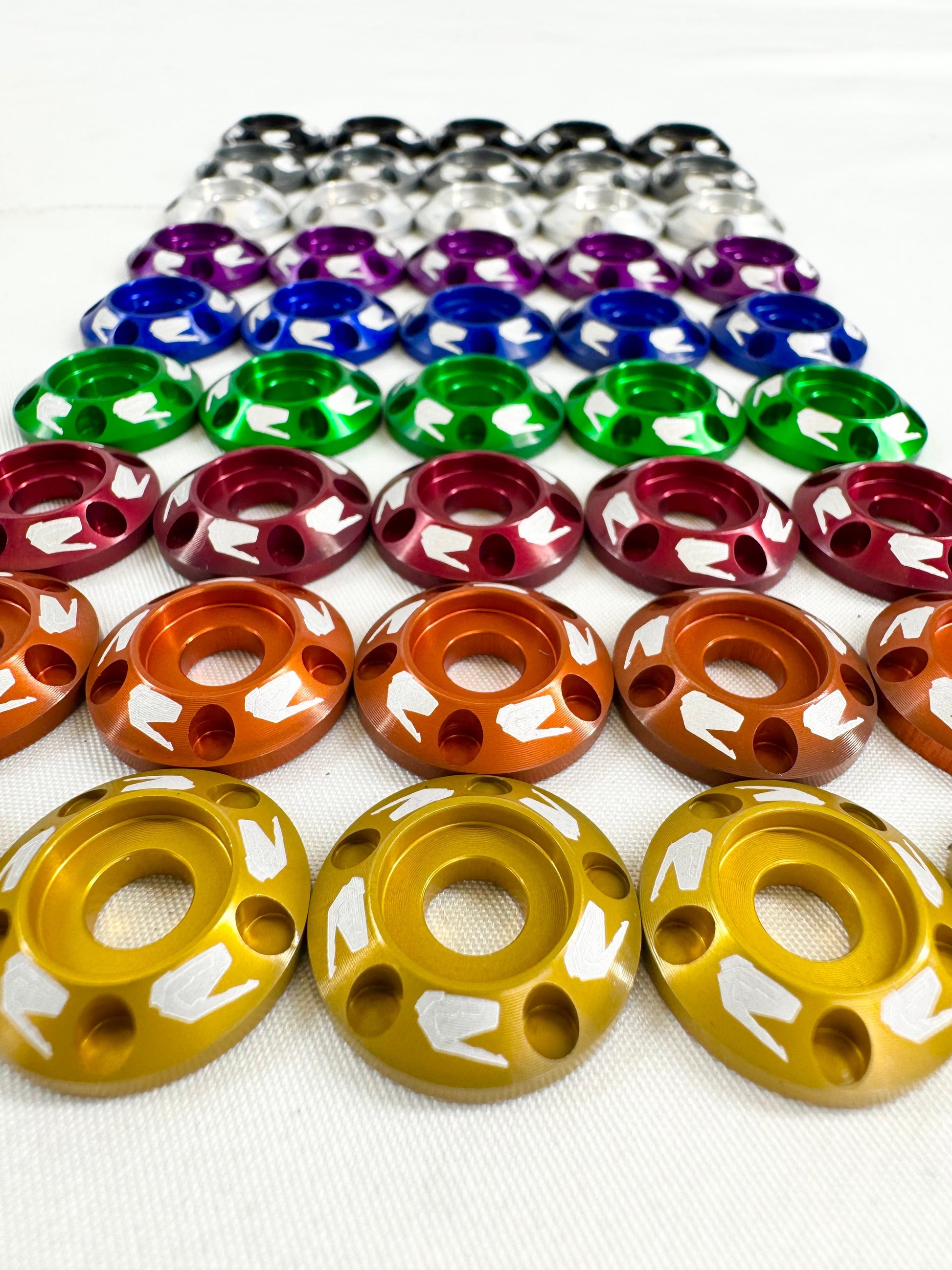 Black Performance Stringer Washers Packard Performance Billet Fender washers V1 30pcs – Offroad Diaries