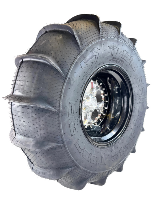Big Foot Paddle Tires Comp Cut by Treadcuts - Packard Performance