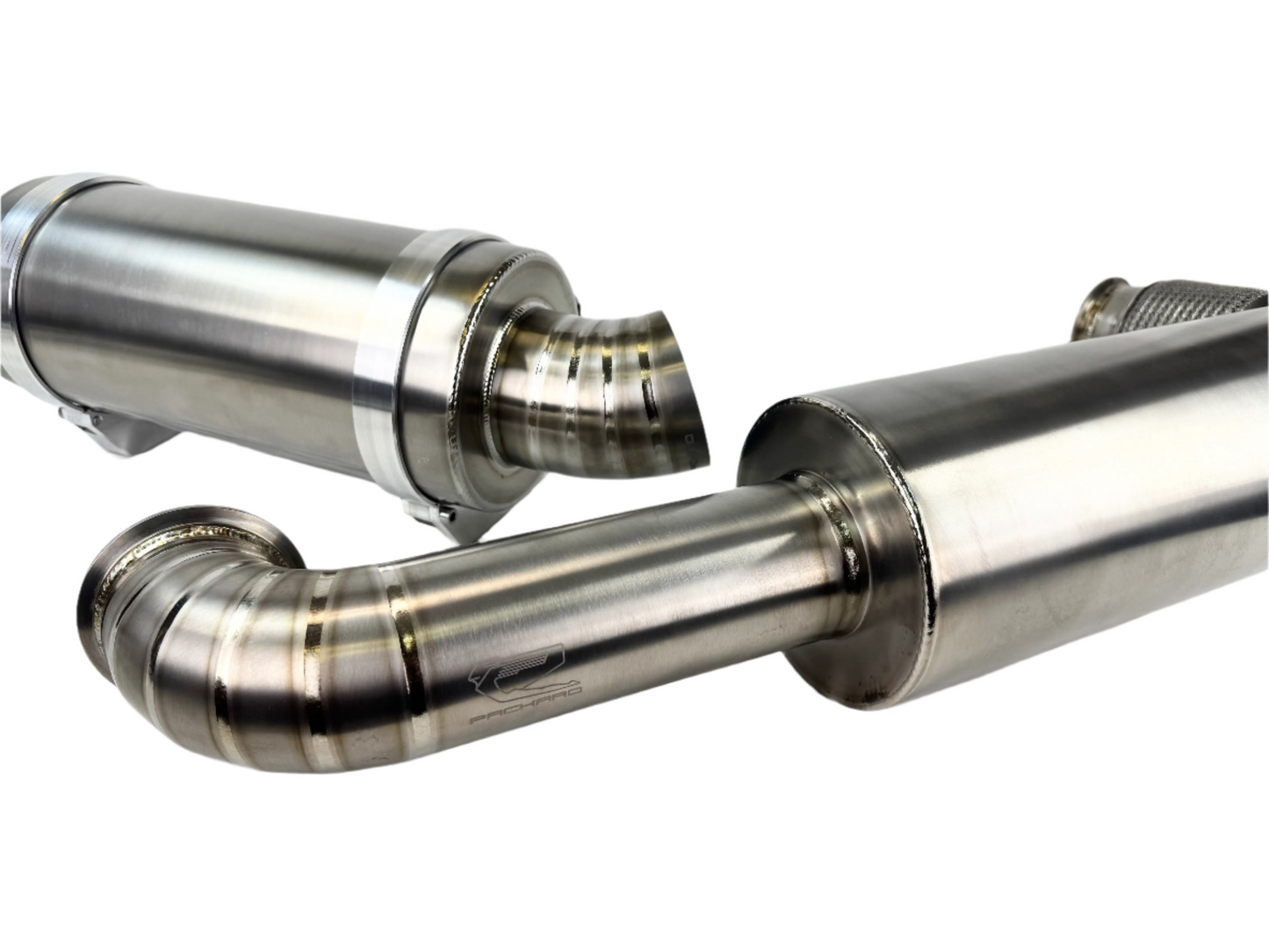 Packard Performance 3" Titanium Turbo Back Exhaust (Dual Muffler) for Can-Am X3
