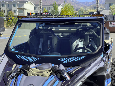 Moto Armor X3 Full Glass Windshield