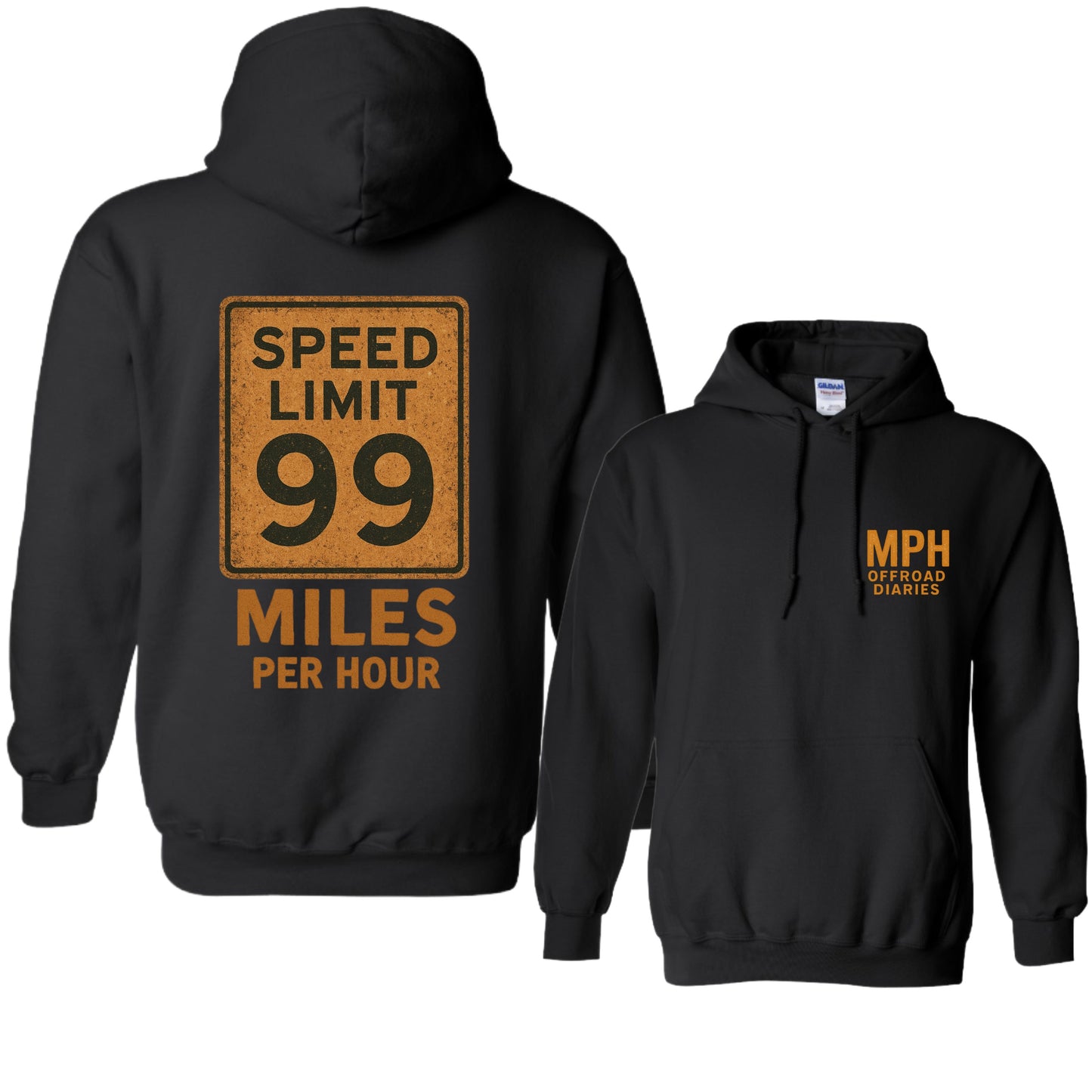 Miles Per Hour Hoodie NEW!