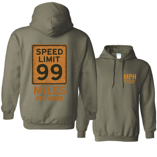 Miles Per Hour Hoodie NEW!